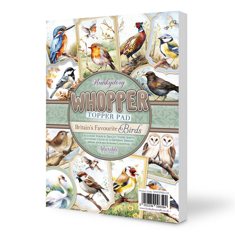 Whopper Topper Pad - Britain's Favourite Birds-1