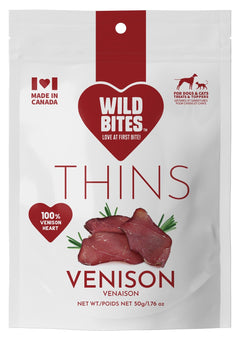 Venison Heart Thins Dog & Cat Treats-1