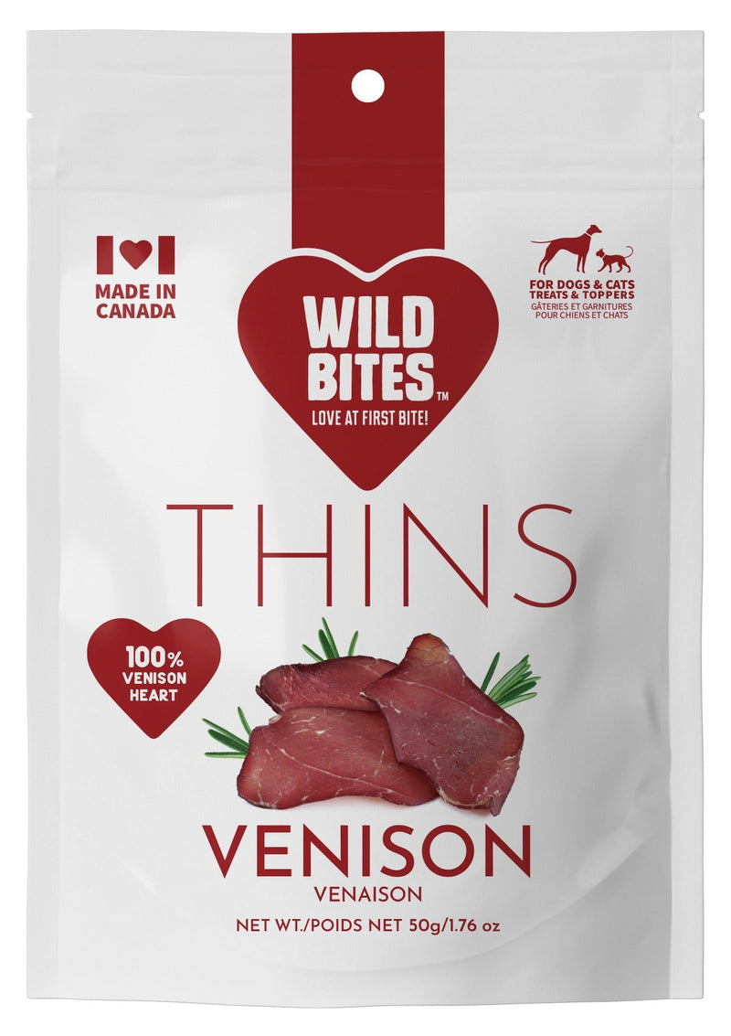 Venison Heart Thins Dog & Cat Treats-1