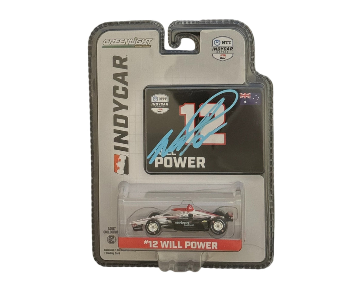 Will Power Autographed 2024 NTT IndyCar Series 1/64 Diecast Model Car-1