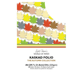 Kaskad Folio Autumn Collection A4 225gsm Coloured Core Cardstock 40 sheets-1