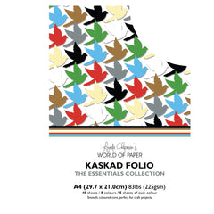 Kaskad Folio Essentials Collection A4 225gsm Coloured Core Cardstock 40 sheets-1