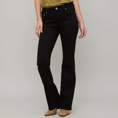 Westfield Eagle Women’s Black Bootcut Bling Jeans. High Waisted Embroidered Western Denim-2
