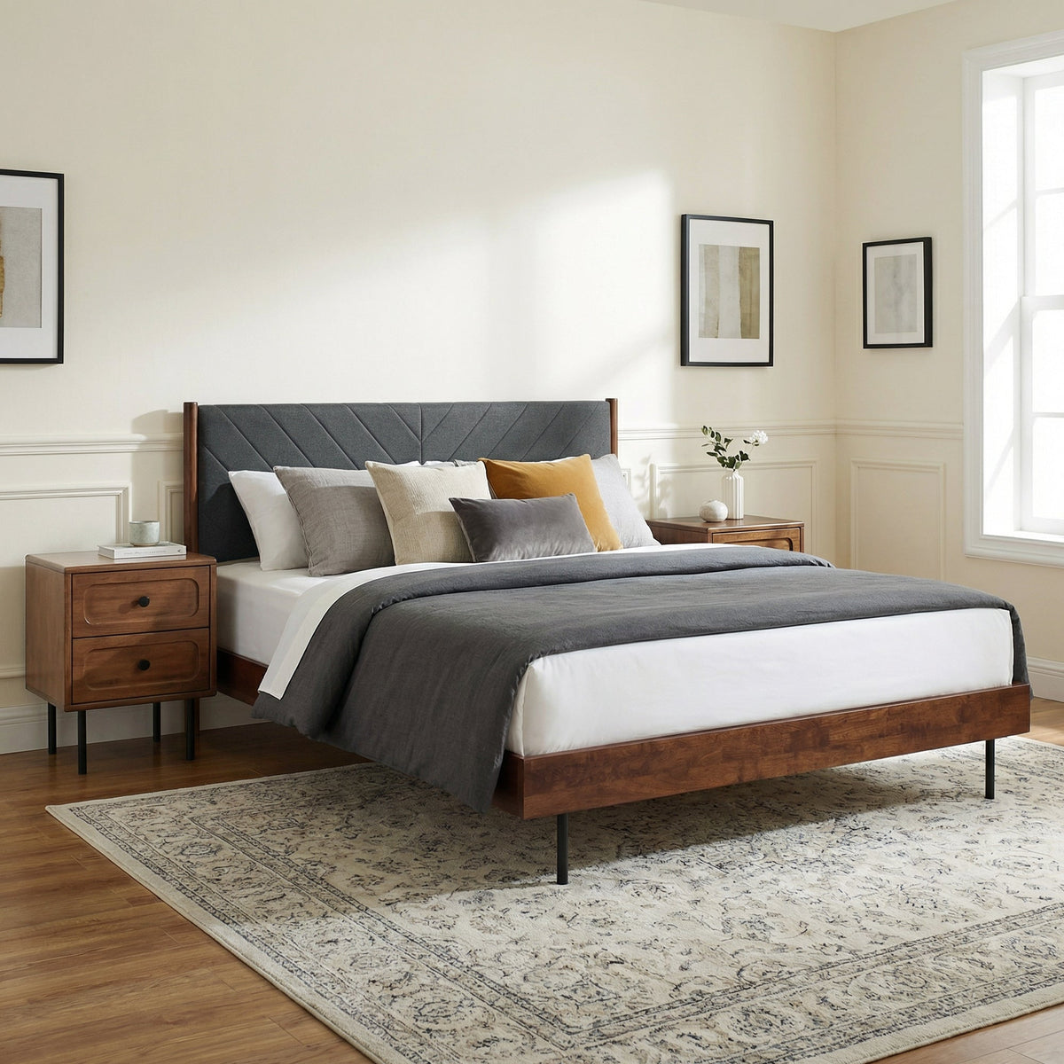 Astoria Solid Wood Bed Frame-13