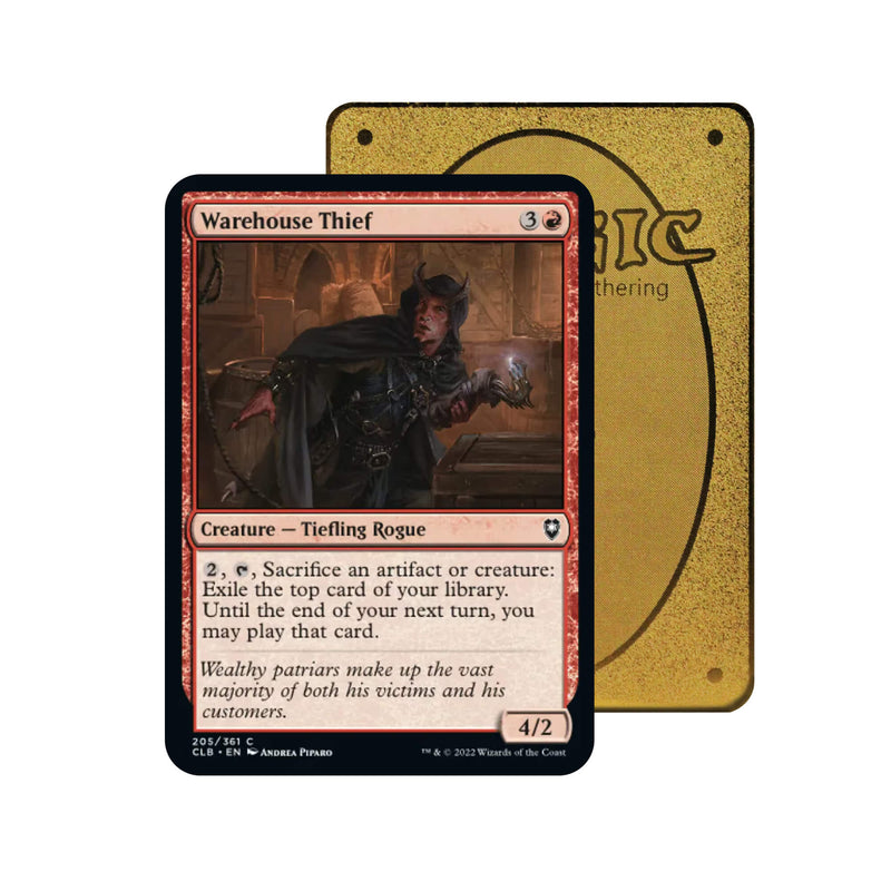 Warehouse Thief Metal Orica Card-1