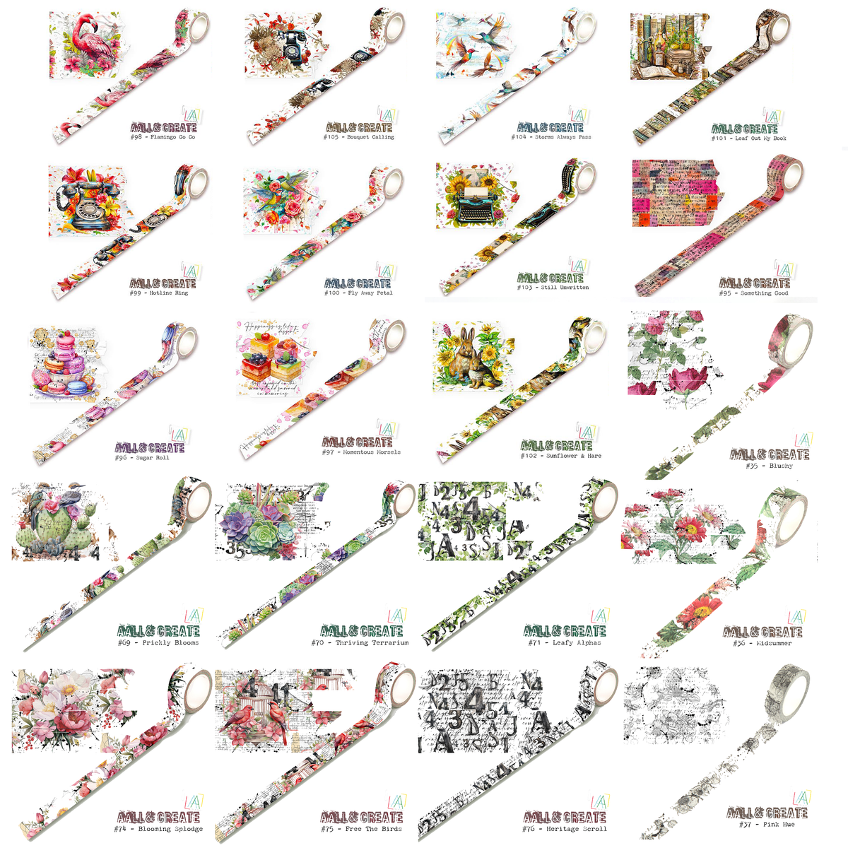 AALL and Create - Washi Tape - Leaf Out My Book-2