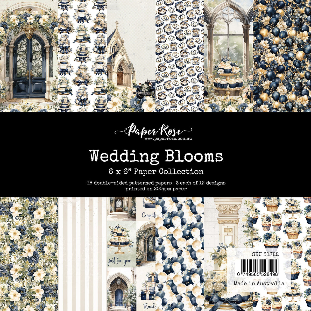 Wedding Blooms 6x6 Paper Collection 31722-1