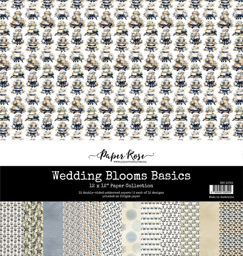 Wedding Blooms Basics 12x12 Paper Collection 31725-1