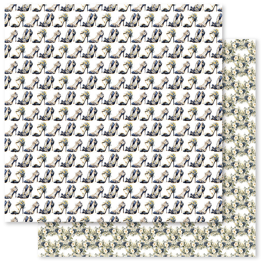 Wedding Blooms Basics 12x12 Paper Collection 31725-6