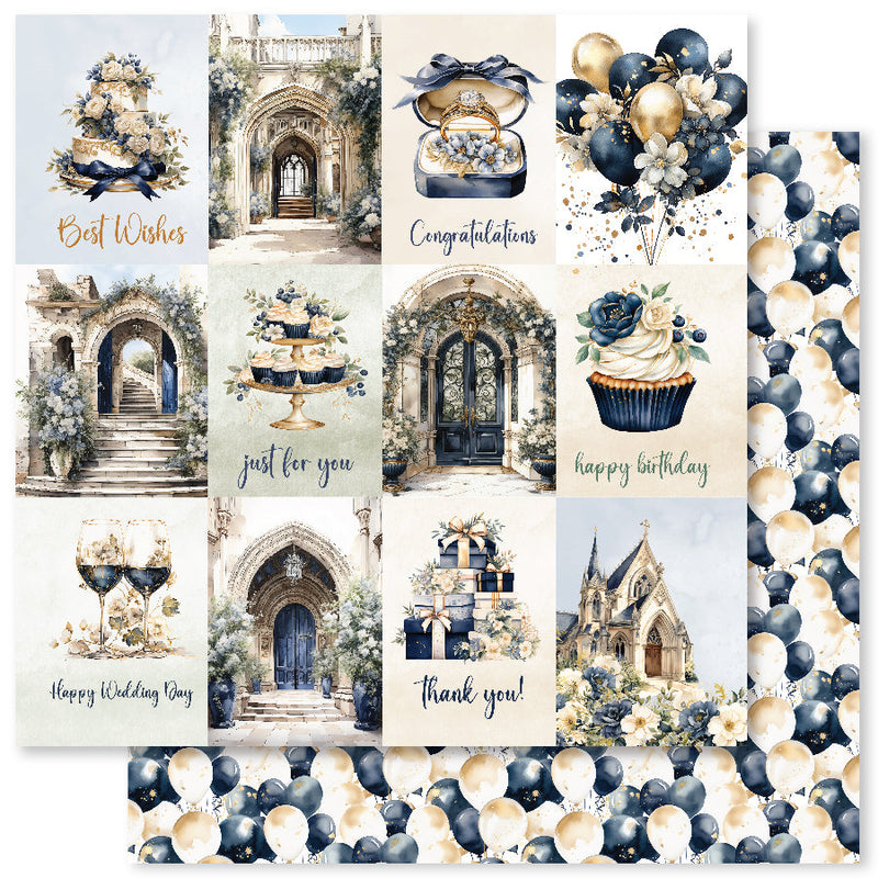 Wedding Blooms 12x12 Paper Collection 31701-6