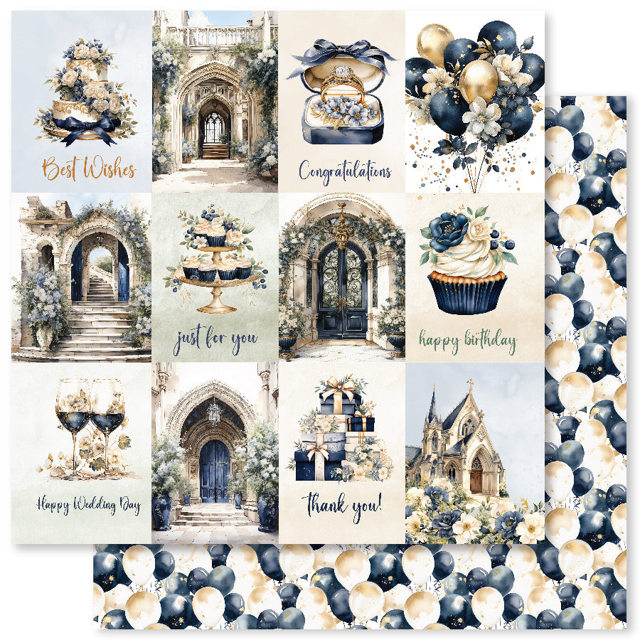 Wedding Blooms 12x12 Paper Collection 31701-6