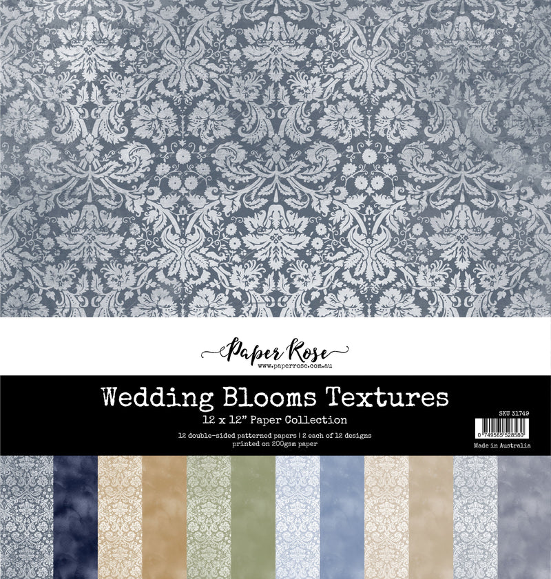 Wedding Blooms Textures 12x12 Paper Collection 31749-1