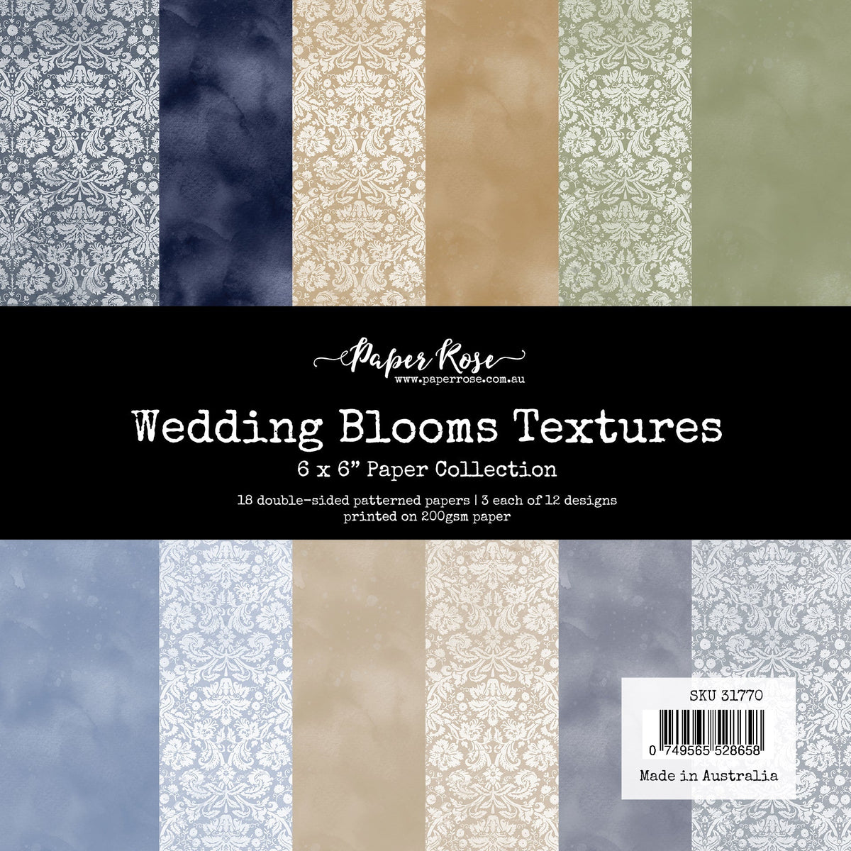 Wedding Blooms Textures 6x6 Paper Collection 31770-1