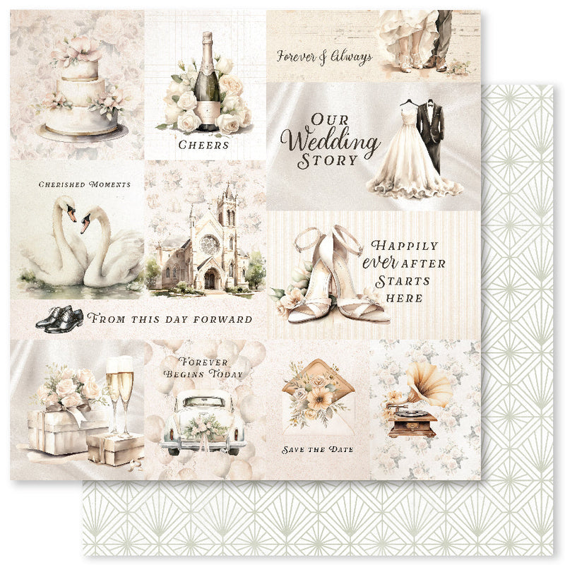 Wedding Joy A 12 x 12 Paper (12 pc Bulk Pack) 34191-1