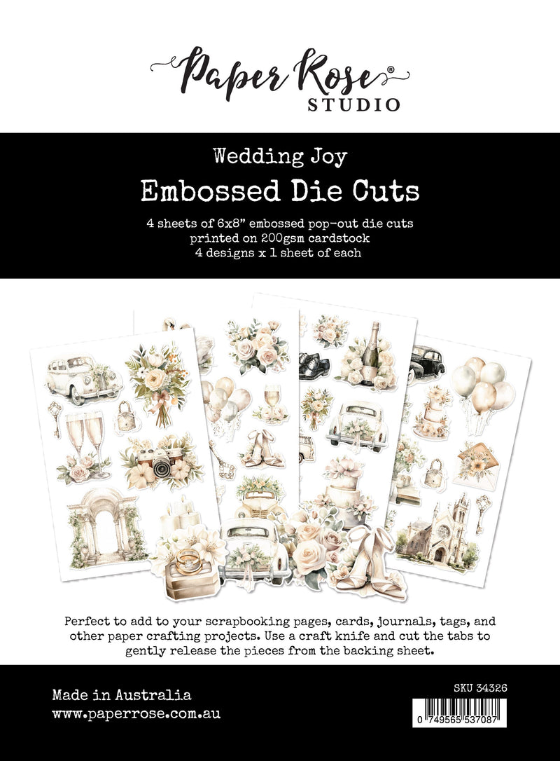 Wedding Joy Embossed Die Cuts 34326-1