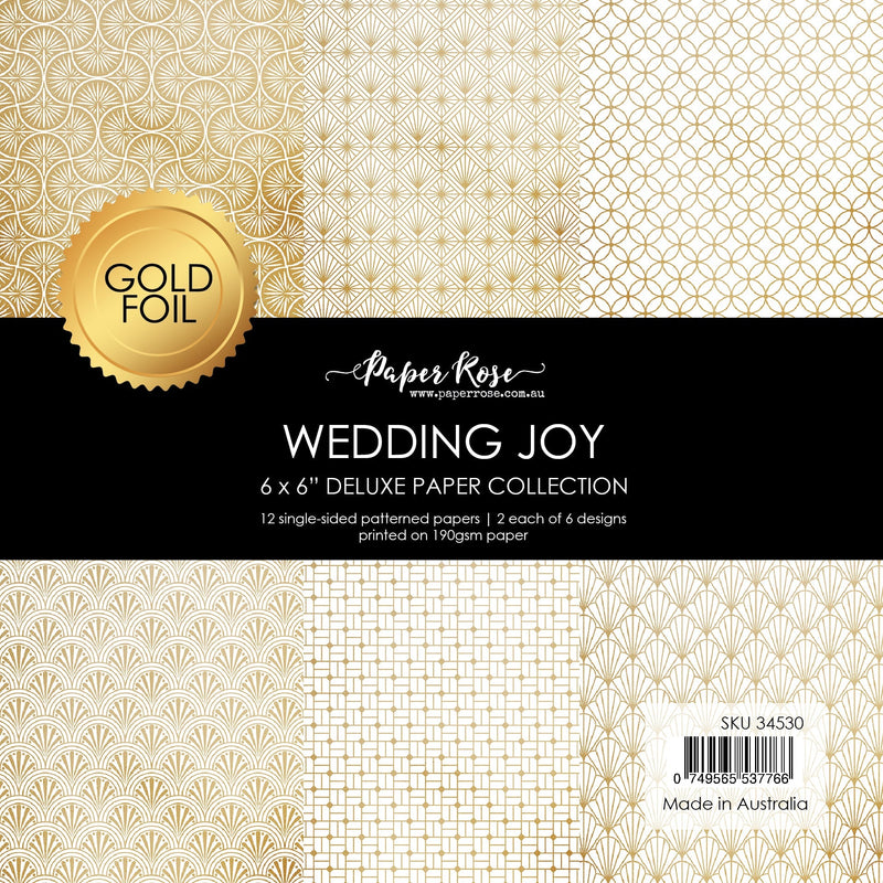Wedding Joy Foil Gold 6x6 Paper Collection 34530-1