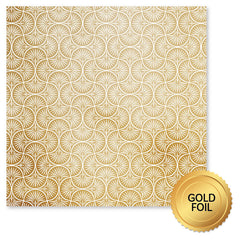 Wedding Joy Foil Gold A 12 x 12 Paper (6 pc Bulk Pack) 34512-1