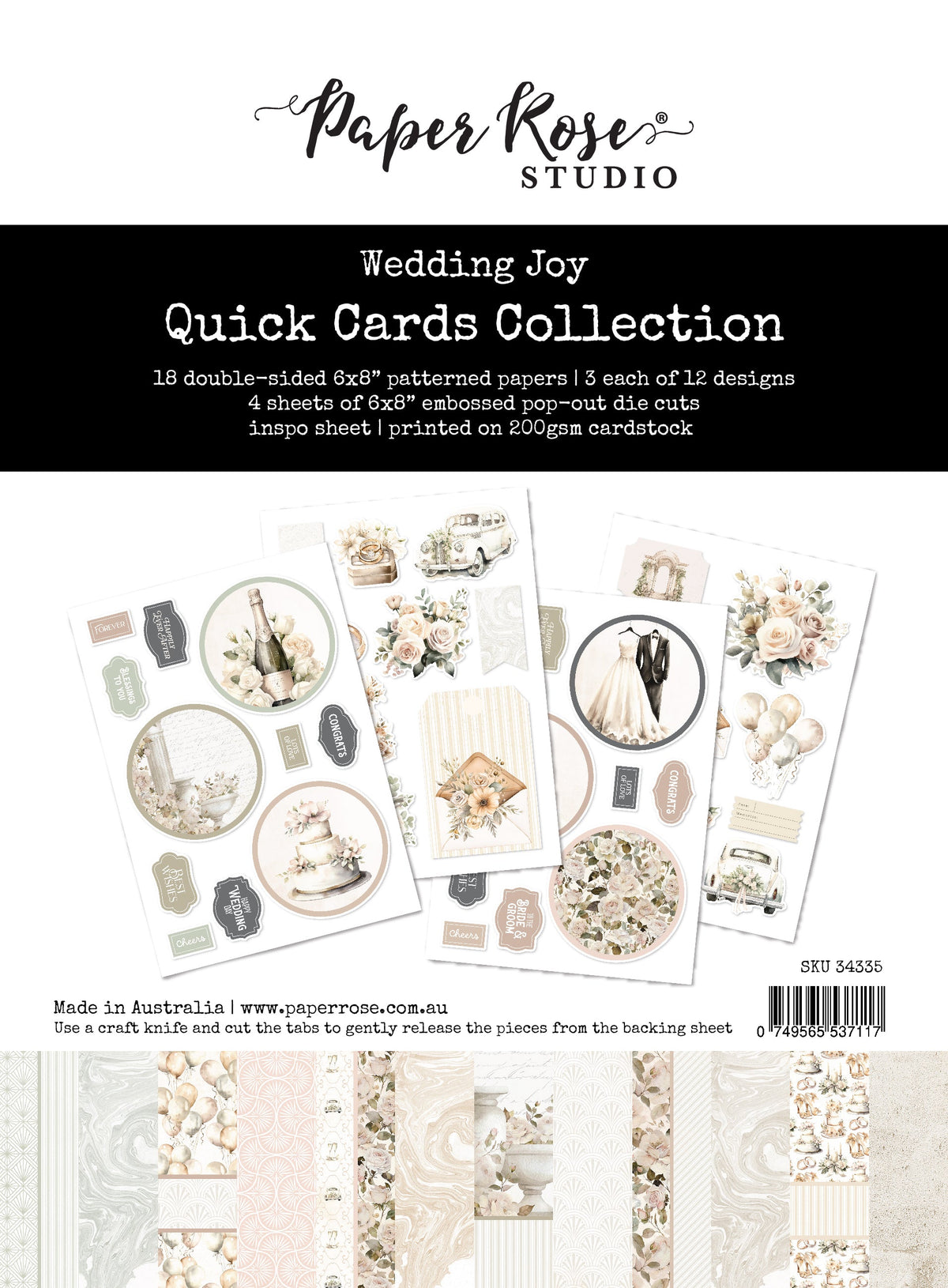 Wedding Joy Quick Cards Kit 34335-1