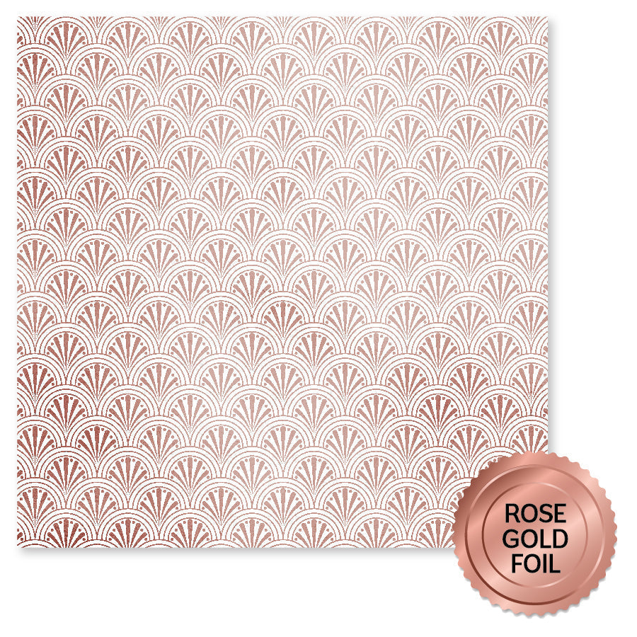Wedding Joy Foil Rose Gold 6x6 Paper Collection 34581-5