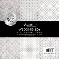 Wedding Joy Foil Silver 6x6 Paper Collection 34554-1