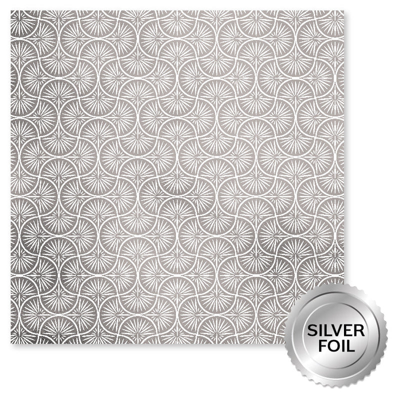 Wedding Joy Foil Silver A 12 x 12 Paper (6 pc Bulk Pack) 34536-1