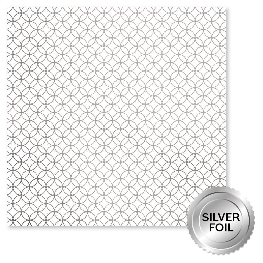 Wedding Joy Foil Silver 6x6 Paper Collection 34554-4