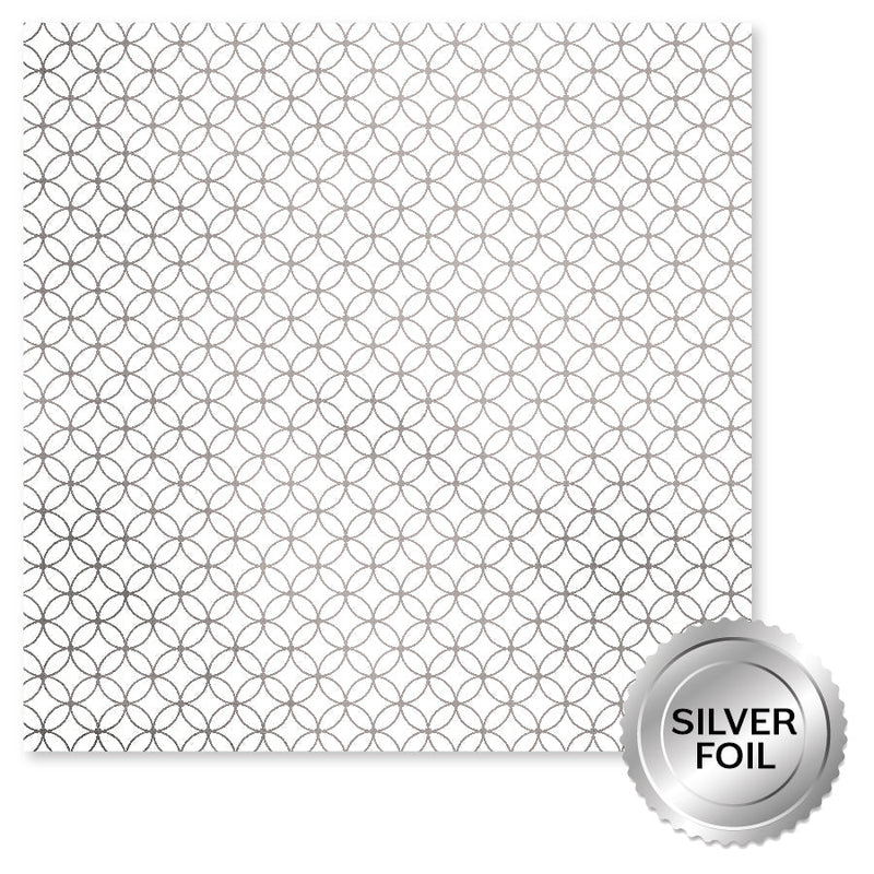 Wedding Joy Foil Silver 6x6 Paper Collection 34554-4