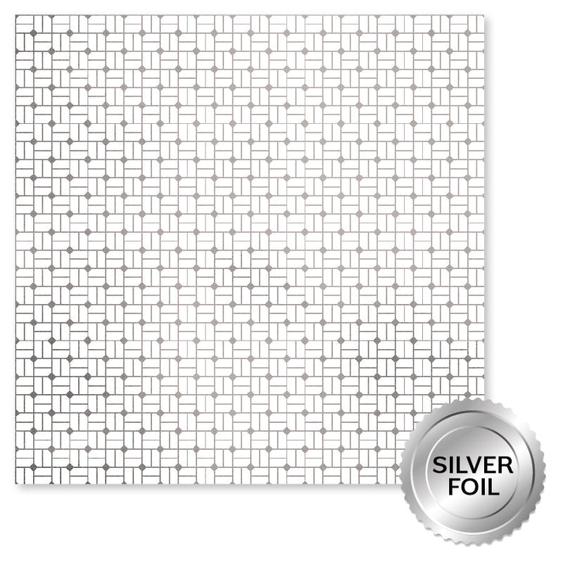 Wedding Joy Foil Silver 6x6 Paper Collection 34554-6