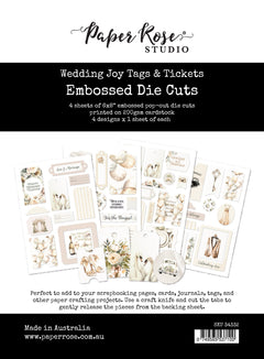 Wedding Joy Tags Embossed Die Cuts 34332-1