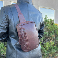 MET Leather Chest Front Bag & Backpack-1