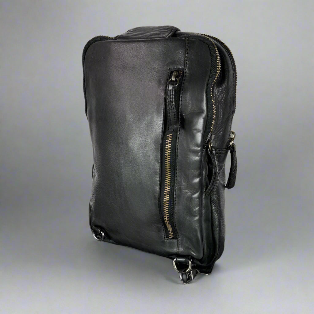 MET Leather Chest Front Bag & Backpack-6