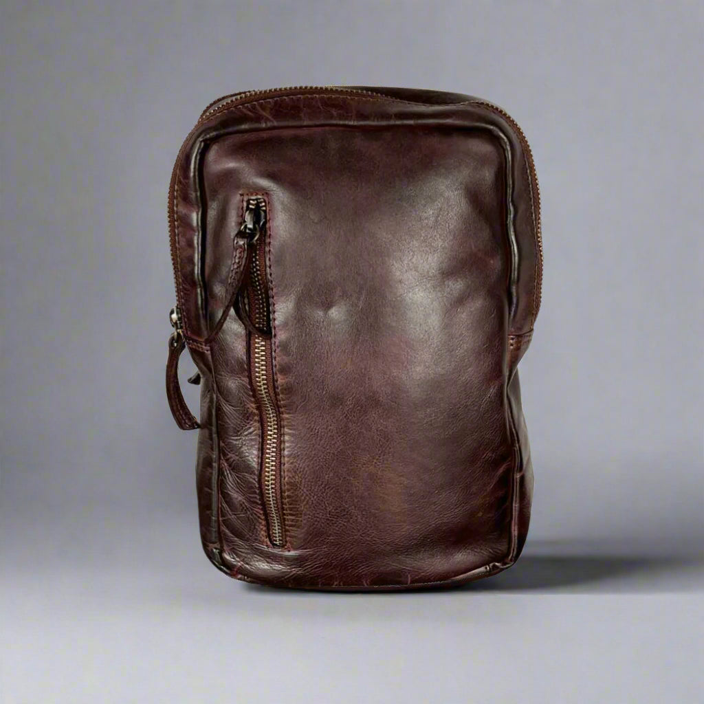 MET Leather Chest Front Bag & Backpack-3
