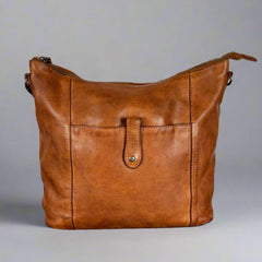 MET Front Snap Leather Handbag-3