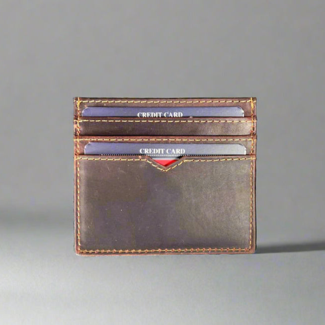 Men’s Slim Cow Leather Card Case-2