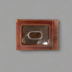 Men’s Cow Leather Card Case with ID Window-2