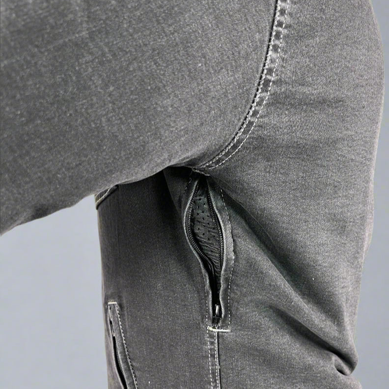 Men’s Armored Denim Shirt with Removable Hoodie-6