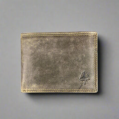 Greenwood Men's Leather Bifold Wallet. Premium RFID Protection Wallet with Flip Compartment-11