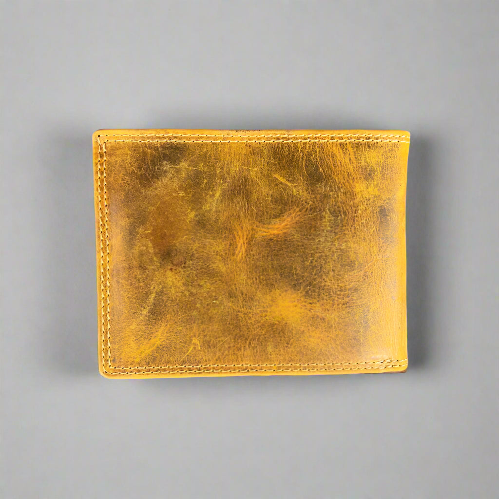 Greenwood Men's Leather Bifold Wallet. Premium RFID Protection Wallet with Flip Compartment-8