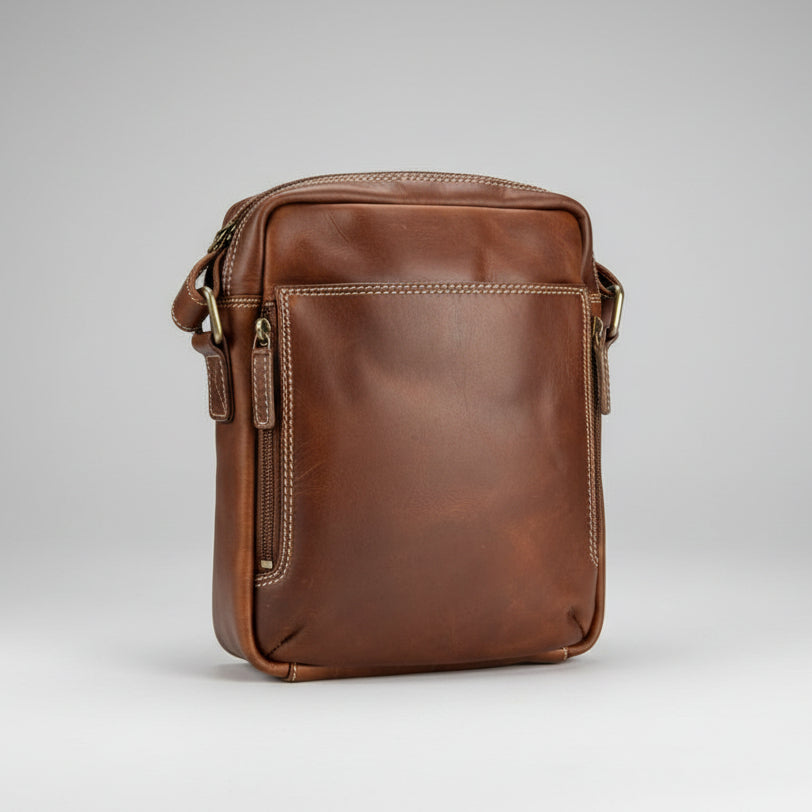 Rugged Earth Full Grain Leather Crossbody Bag-1