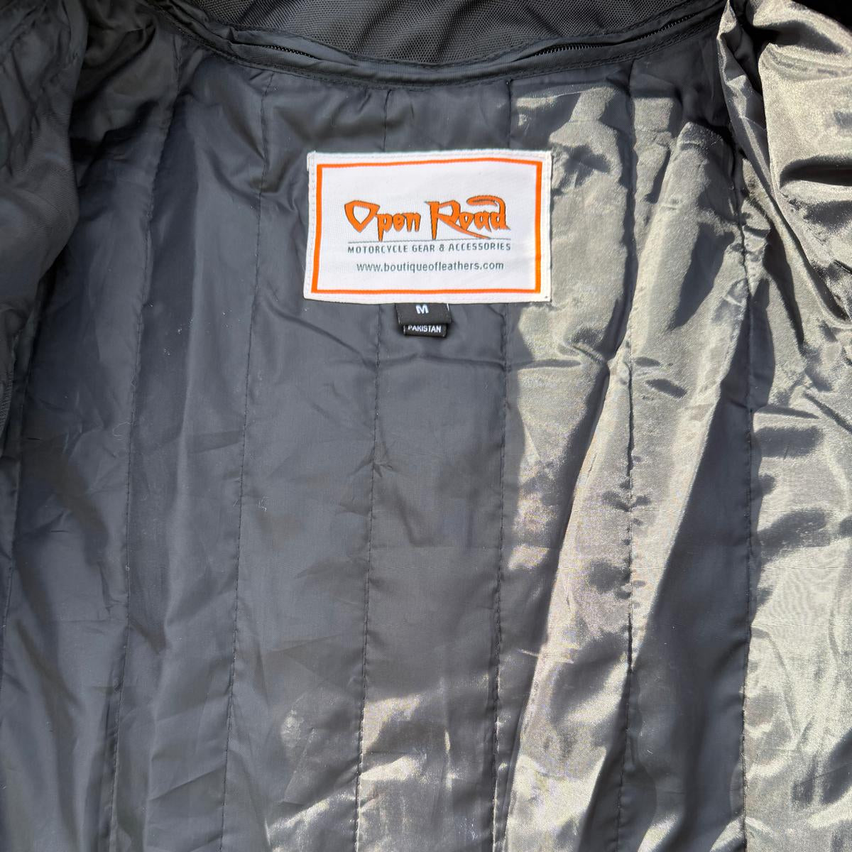 Men's Textile Motorcycle Jacket. Protective Armor, Reflective Strips & Multiple Pockets-14