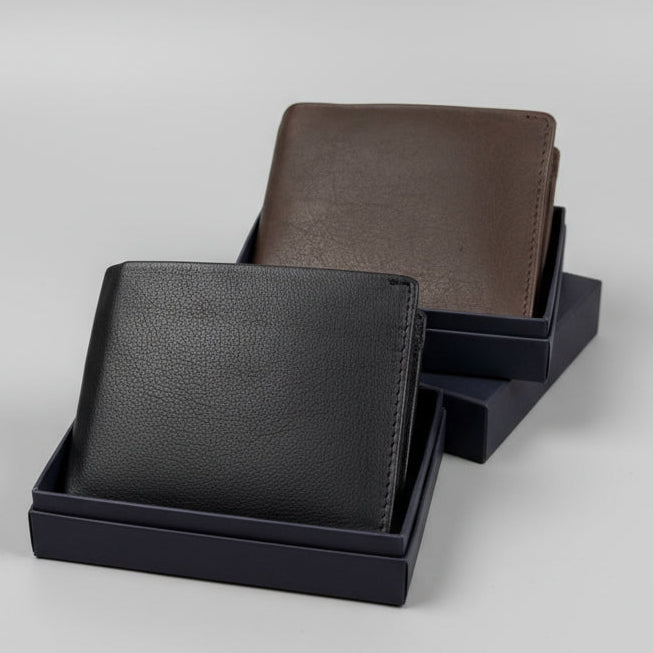 Men's RFID Bifold Left Side Flap Over Wallet-1