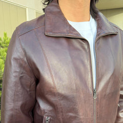 BOL Men's Ting Bomber Lambskin Leather Jacket-10
