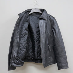 Women's Classic Sheepskin Leather Jacket with Removable Insulation-2