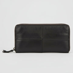 MET Women's Leather Wallet Zip Around-3