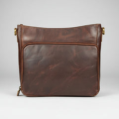 Buffalo Leather Crossbody Bag with Card Organizer-6