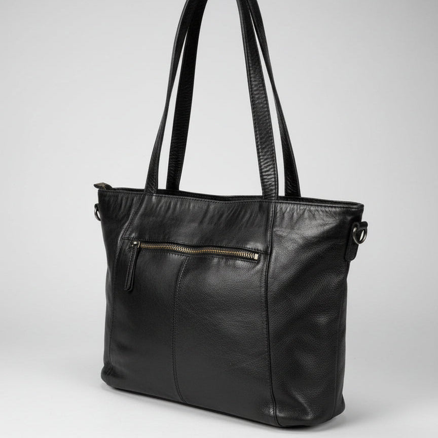 MET Leather Handbag for Women.Tote with Dual Handles-3