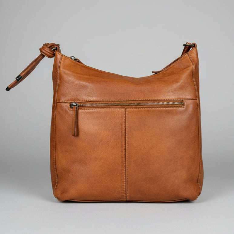 MET Women's Leather Crossbody Bag with Knotted Strap-5