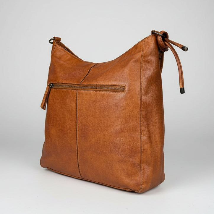 MET Women's Leather Crossbody Bag with Knotted Strap-4