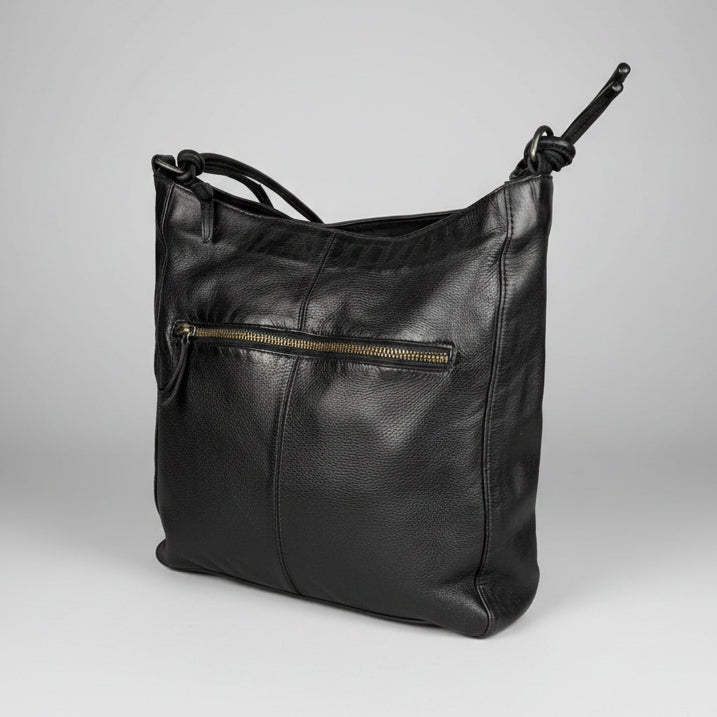 MET Women's Leather Crossbody Bag with Knotted Strap-8