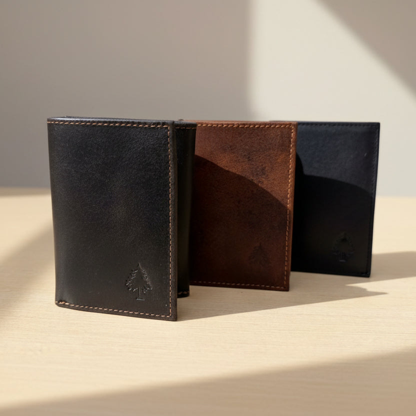 Greenwood Leather Men’s Tri-Fold RFID Wallet-12